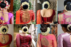45+ Different Types of Blouse Back Neck Designs 2024